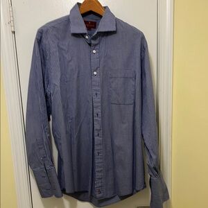 Nordstrom Blue Casual Button Down Shirt with Long Sleeves
